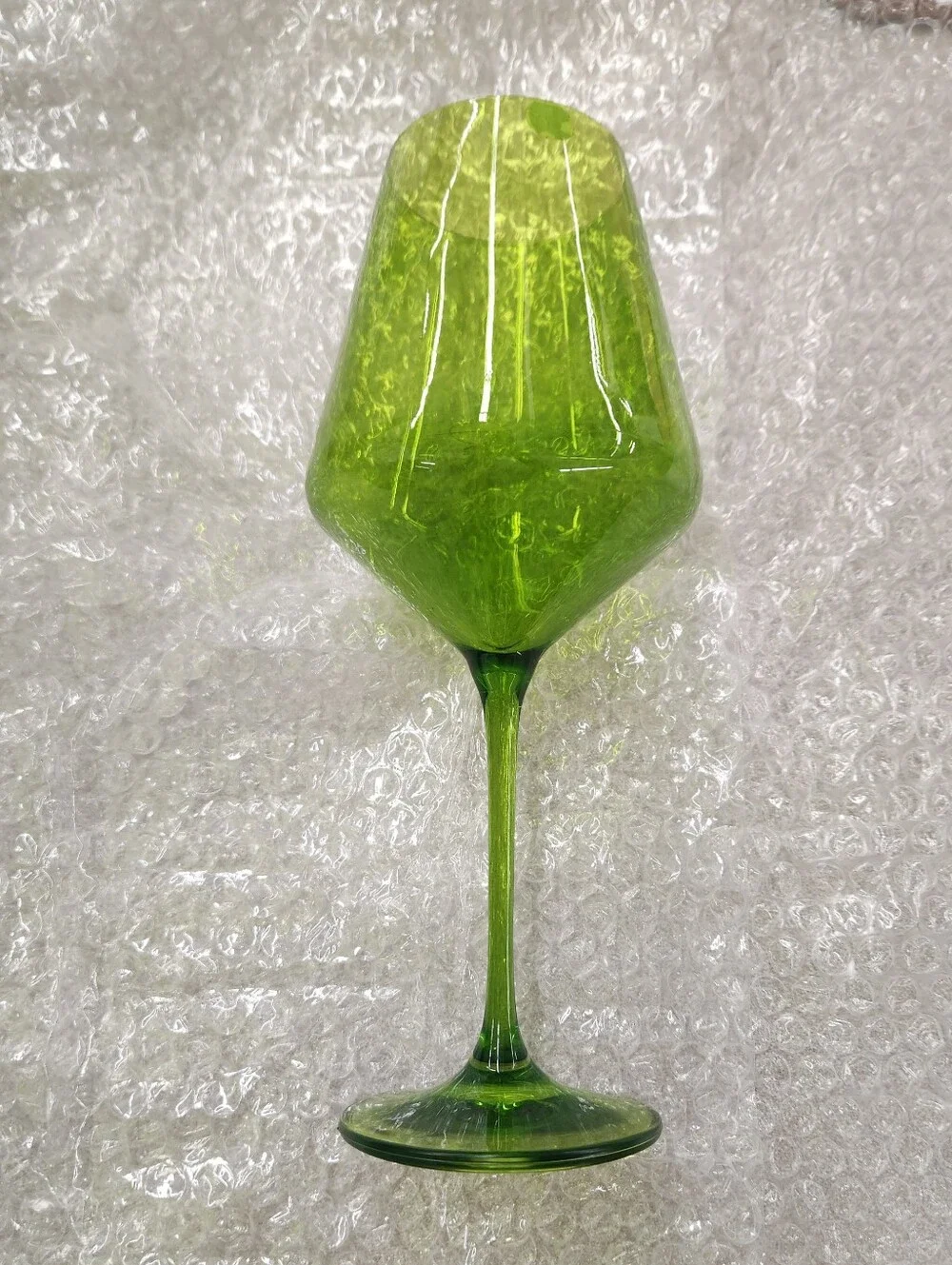 Estelle Colored Glass Wine Stemware Forest Green - Picture 5 of 6